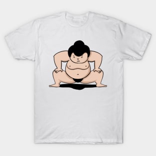 Mighty Showdown: Cartoon Sumo Wrestler T-Shirt